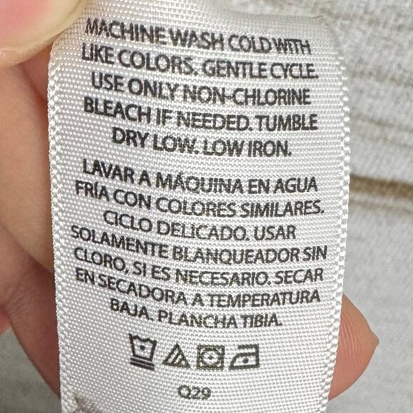 Time And Tru Black & Gray Plaid Stretch Ponte Pants Size 14 - Picture 8 of 8